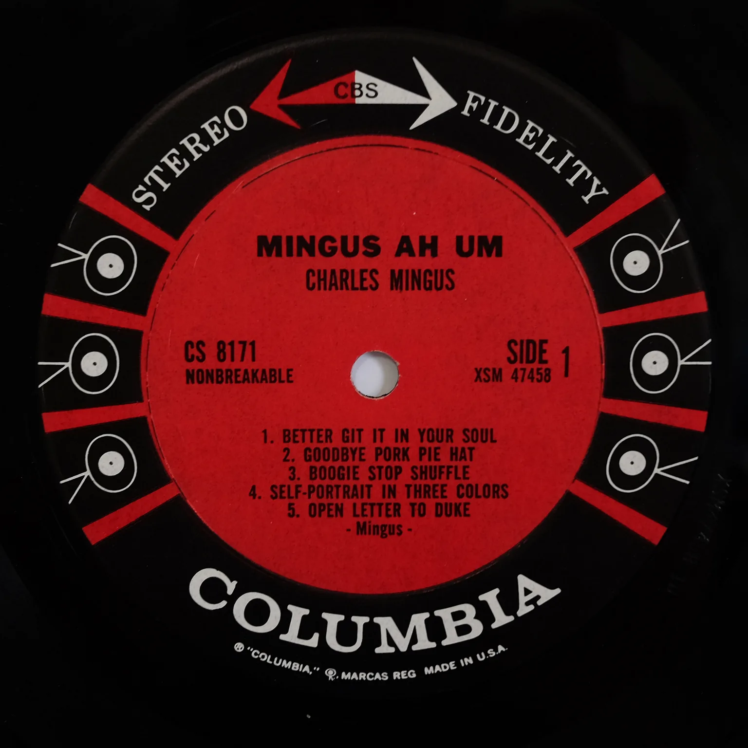 "Mingus Ah Um" by Charles Mingus LP, 1959 LELLI